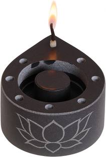 Lakshmi handy crafts Handycrafts Stone Diya Small, Oil Lamp for Puja in Home, Office, Temple Marble 1 - Cup Candle Holder