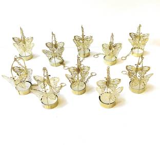 SAU RANG Butterfly Tealight holder-TLT020-10Pcs Iron 10 - Cup Tealight Holder Set