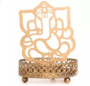 Adanan Ganesh Candel holder Iron 1 - Cup Candle Holder
