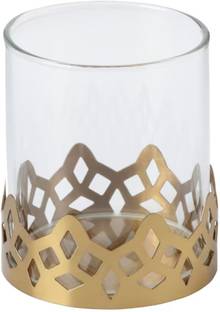 IKEA Glass, Stainless Steel Tealight Holder