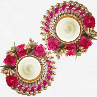 bhumiyaan Plastic, Brass Tealight Holder