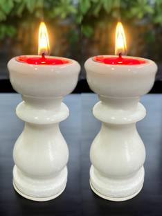 TIARAOVERSEAS gifting for Diwali, wedding,housewarming,and festive occasions (4inch) Marble 1 - Cup Tealight Holder Set