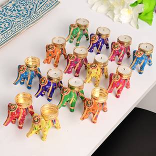 Rathore handicraft Plastic 4 - Cup Tealight Holder Set