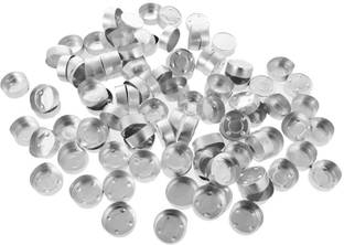 DeepSea Tea light Aluminium empty containers 50 Pcs Aluminium 50 - Cup Tealight Holder