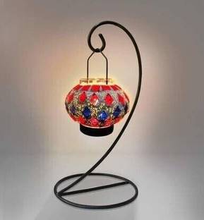TIED RIBBONS Mosaic Table lamps for diwali light decorations for home Iron 1 - Cup Tealight Holder Set