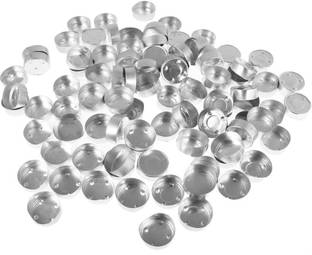 DeepSea Tea light Aluminium empty containers 100 Pcs Aluminium 100 - Cup Tealight Holder