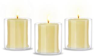 BOROSIL Vision Borosilicate Glass Tealight Holder Set