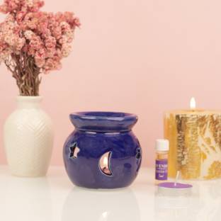 AuraDecor Aroma Diffuser Ceramic, Earthenware 2 - Cup Tealight Holder Set