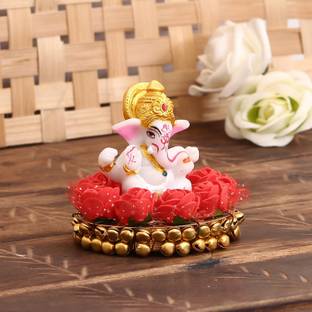 फ्लिपकार्ट स्मार्टबुय Lord Ganesha idol on Decorative Plate for Car and Home एल्युमीनियम 1 - कप टीलाइट होल्डर