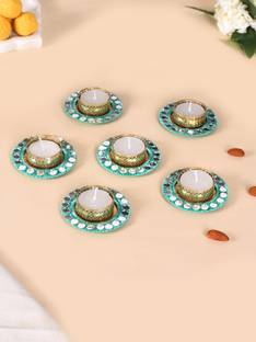 Nestasia Steel Tealight Holder Set