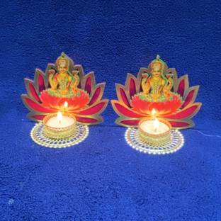 AorviDesigns Tealights Candle Holder Diwali Decoration/Home Decoration/Festive Deepawali Iron 1 - Cup Tealight Holder