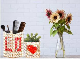 Inspiration World Candle Holder for Decoration candle stand Gifts for wedding Glass, Gold Plated 2 - Cup Candle Holder Set