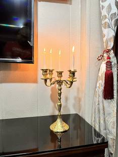 amishi blissful decor Aluminium Tealight Holder Set