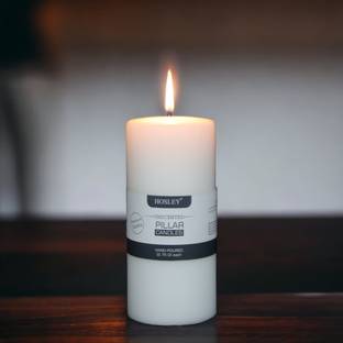 Hosley Unscented Soy & Paraffin Wax Candles Perfect for Home|90 Hours Burn Time|6 Inch Candle