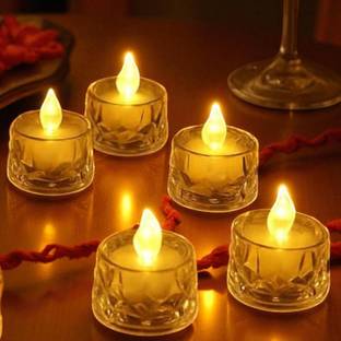 Silverlight Led Tea Light Candles Artificial Home Decoration Birthday Anniversary Festival Candle