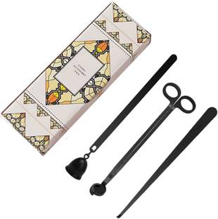 HASTHIP ® 3 in 1 Candle Accessory Set, Candle Wick Trimmer, Candle Snuffer Candle