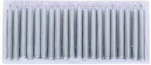 Parkash Candles Chime Candles Set of 20 | Ritual Spell Candle | Unscented (Silver) Candle