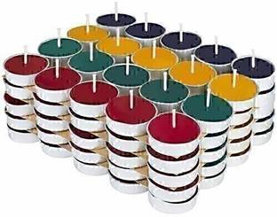 SHEKHAWAT AND SONS COMPANY Wax Tealight Candle Holder for Home Decoration, Room, Bedroom, Birthday Decoration Kit | Tea Lights Candle Home Decor Items - Set of (50 pcs) Candle