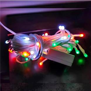 Kavyashine 48 Led 11 Meters Tiranga Rice Light for Home Decoration & National Day. Candle