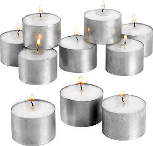 HOMELORE Long Burning Tea Light Candles; Big 22 gram each; Burning Time 5-6 hours each Candle