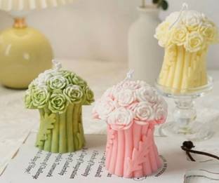 MLT Scented Rose bouquet candle Candle