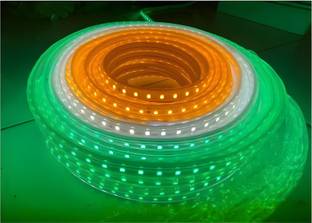 Kavyashine 1500 Led 12.5 Meters Saffron Strip Light for National Day. Candle