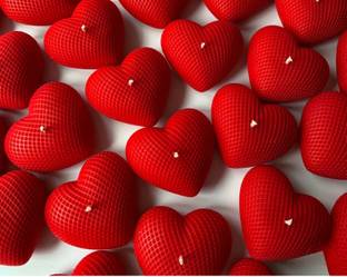 dunzin Heart Candle pack of 2_CD4, Scanted Candle
