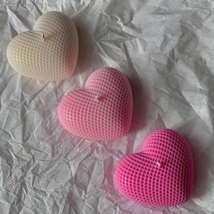 PICKKART Mini Heart Shape Candle Set Candle