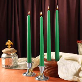 Parkash Candles Unscented Dripless Taper Candles || Candle Light Dinner || Spell || Set of 4 Candle