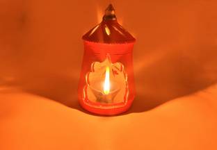 Jackcleen ™Temple-Shape Clay For Diwali Decoration Mitti Ka Diya Handmade Terracotta Diya Candle