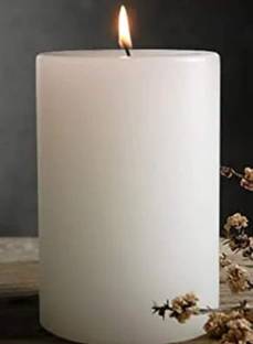 DEVERAUX whitepillarcandle Candle