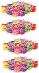 LEDZZ Cute Mini Glass Gel Candles Candle