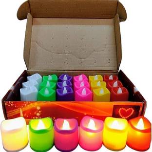 pelton Colour changing mutli color led lights Candle | Led diya light Candle