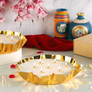 Parkash Candles Luxury 4 Wick Premium Scented Bowl Soy Wax Candle Candle