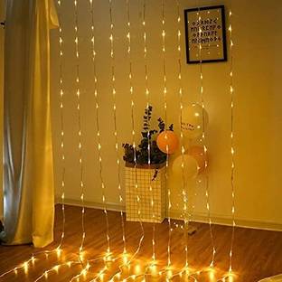 AirMount 160 LED 25 METER Waterfall Curtain String Led Light Warm White Candle