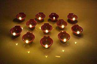 Crafty Water Sensor Eco-Friendly Led Diyas Candle with Water Sensing Technology E-Diya Candle