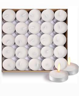 PRIDE STORE Diwali home decor candles Pack of 50 wax candle home decor items decor candle Candle