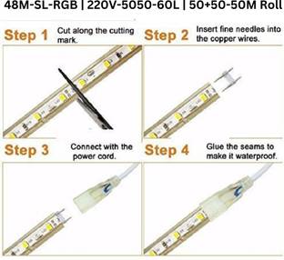 Vespa ® 48 Meter 3840 LED Pixel String Light for Diwali, Christmas Home Decoration. Candle