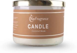 NavFragrance Coconut Musk Candle