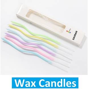 Sauran Pack of 1 Spiral Candles 30W x 150H Millimeters WC96.1 Candle
