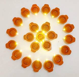 Shmaya Water Sensor Led Diyas Candle-pack of 12 Candle