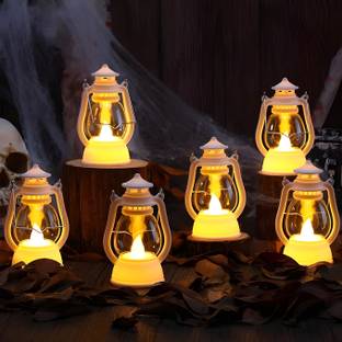 Kingdom Led Mini Lanterns Indoor & Outdoor Hanging Lantern for Diwali & Home Decoration. Candle