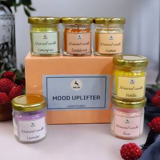 Dolloz Scented Candles for Home Decor | Mini Jar Highly Fragrance Candles for Gifting | Candle