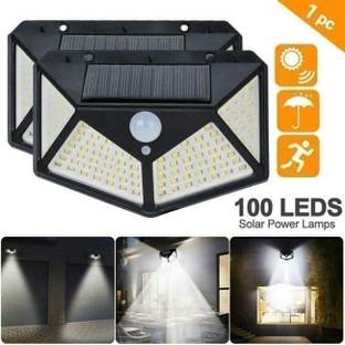 KESHAVART NEW SOLAR LIGHT 100 LED Bright Outdoor Security Lights Candle