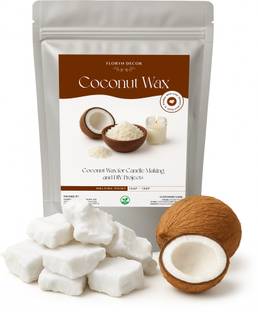 Floryn decor Pure Coconut Wax for Candle Making |10 Kg Coco wax for making Candle