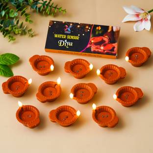 Xvision Water Sensor Diya LED Floating Diya for Festivals & Diwali Decoration Candle