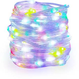 MVDSales ™Magic Fairy Lights Plug-in, 8.5m 60 LED String Lights candle Candle