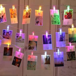 Vespa ™14 LED 4 Meter Photo Clip Light String Clip Led for 14 Fabulous Photos Candle