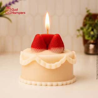 GudHampers Strawberry Cake Candle Candle
