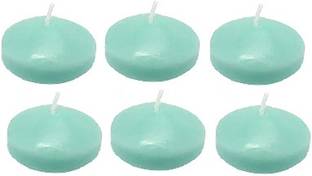 BHAVIKADECOR Sage Green Candles for Wedding Decoration,Celebrations and Home Decor-Set of 6 Candle